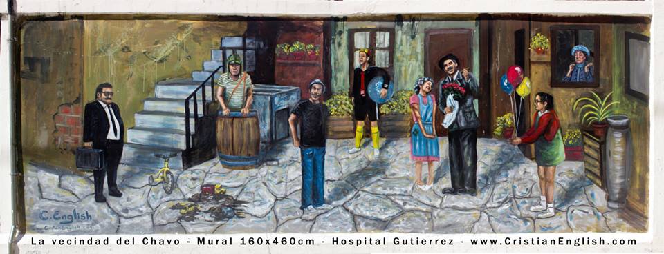 Barril del Fan: Pintando la Vecindad por Cristian Engish